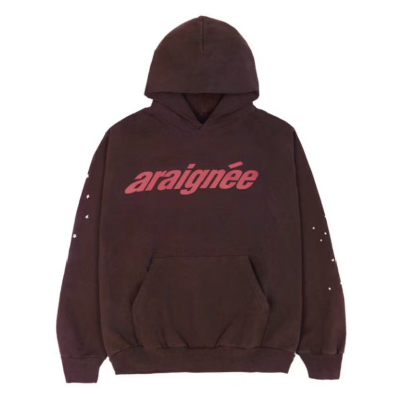 Sp5der Araignee Hoodie Brown