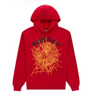 SP5DER-Sp5der OG Web V2 Hoodie-SS15FW24RED
