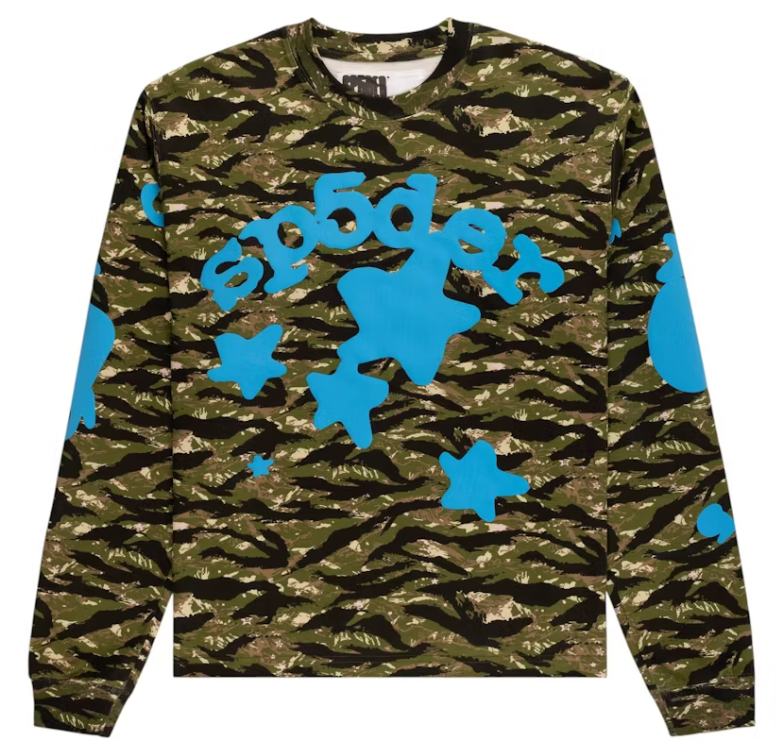 Sp5der Beluga L/S Tee Tiger Camo