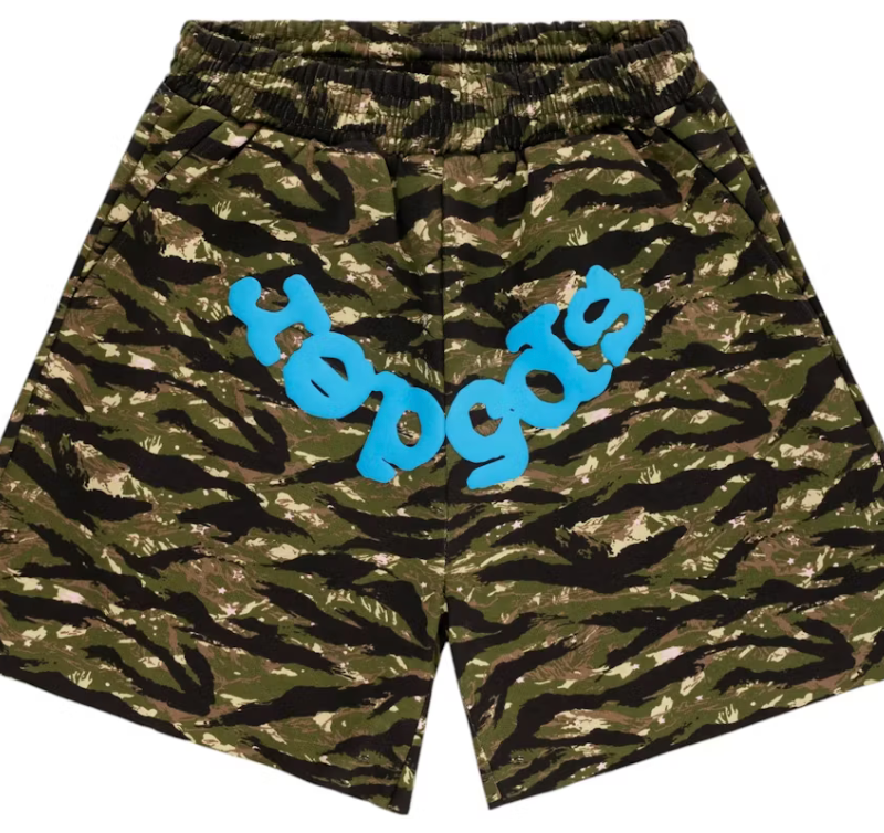 Sp5der OG Web V2 Tiger Camo Sweatshort Tiger Camo