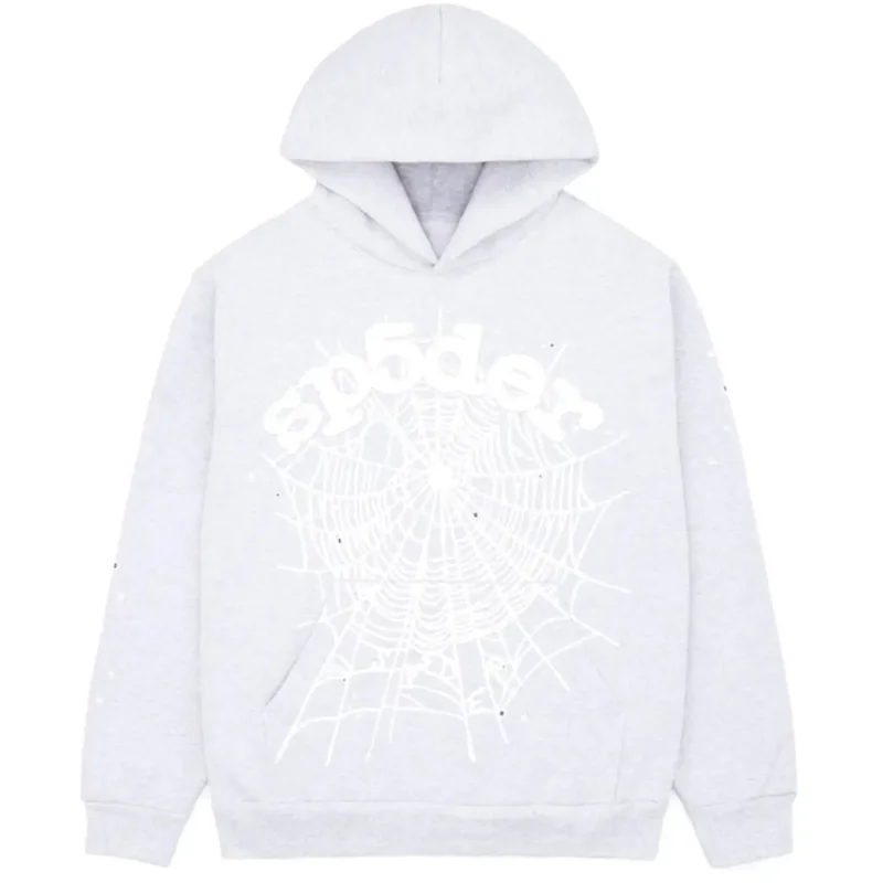 Sp5der OG Web Hoodie Heather Grey