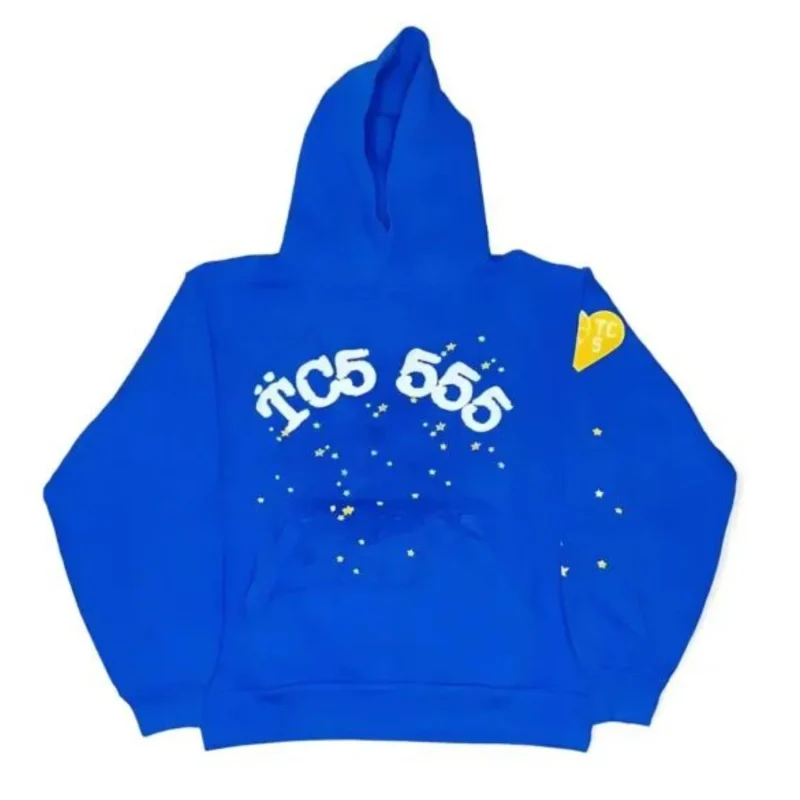 TC5 Sp5der Hoodie ?C Blue